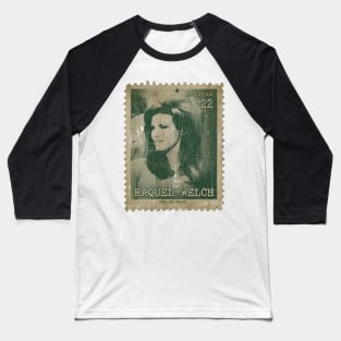 Raquel Welch Engraved Style Baseball T-Shirt